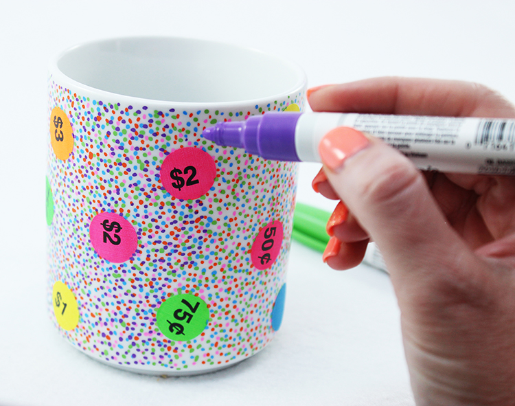 Diy Sharpie Mug Polka Dot Mug