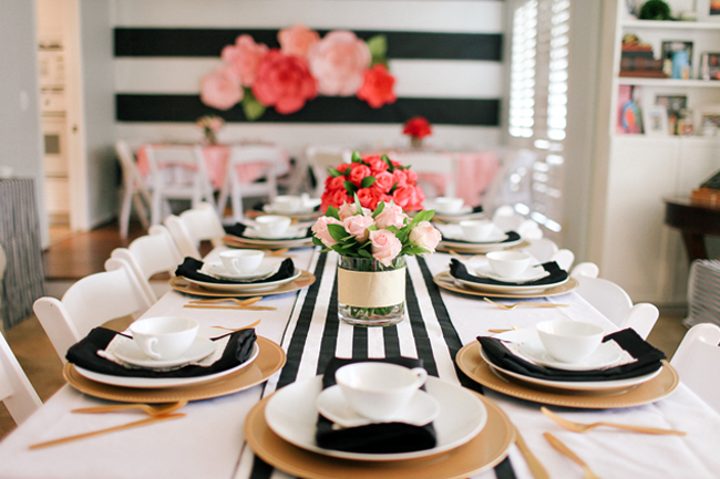 Black & White Tea Party | The SITS Girls