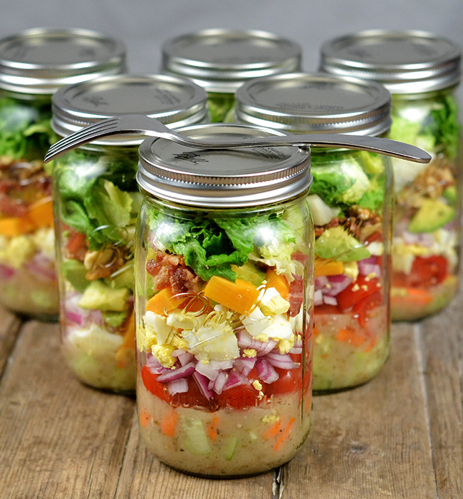 Summer Salad Recipe | Mason Jar Salad Recipe