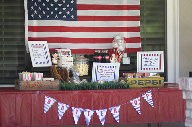 Baseball Theme Party Ideas | Vintage Baseball Party