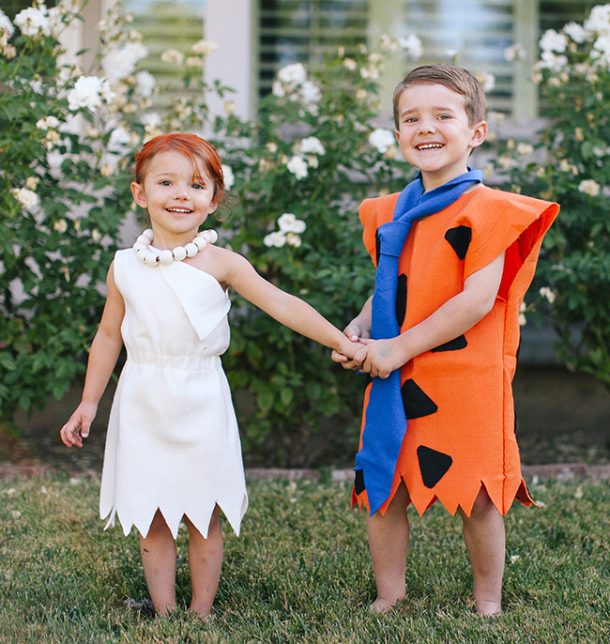 Fred And Wilma Flintstone Costume | DIY Flintstones Costume