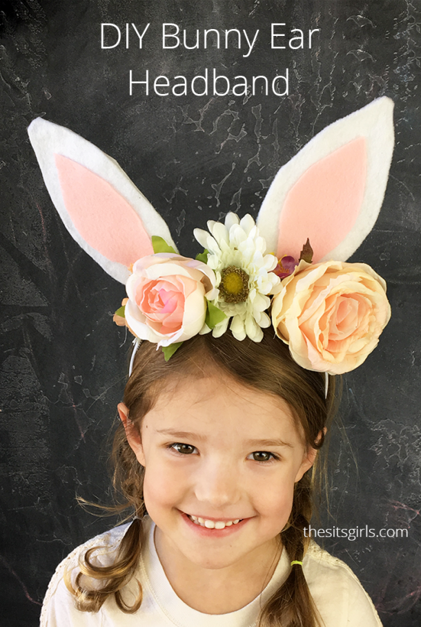 Bunny Ears Headband | DIY Easter Headband | Bunny Ears And Flowers